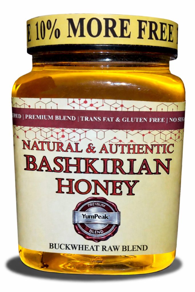 YumPeak® Bashkirian Honey - Buckwheat Raw Blend (Premium) 1.1Lb
