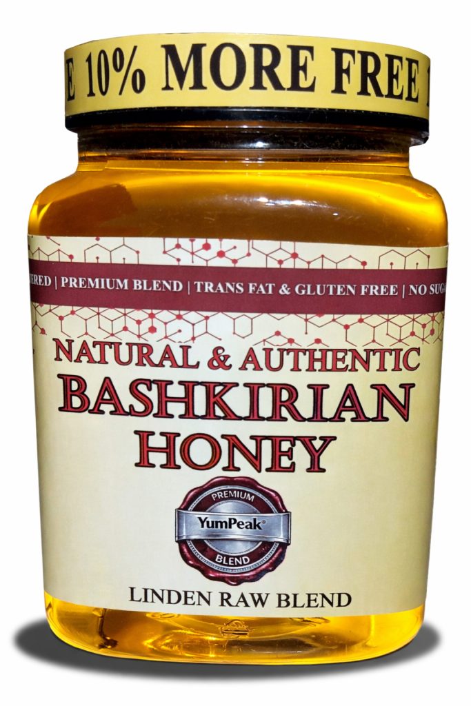YumPeak® Bashkirian Honey - Linden Raw Blend (Premium) 1.1Lb